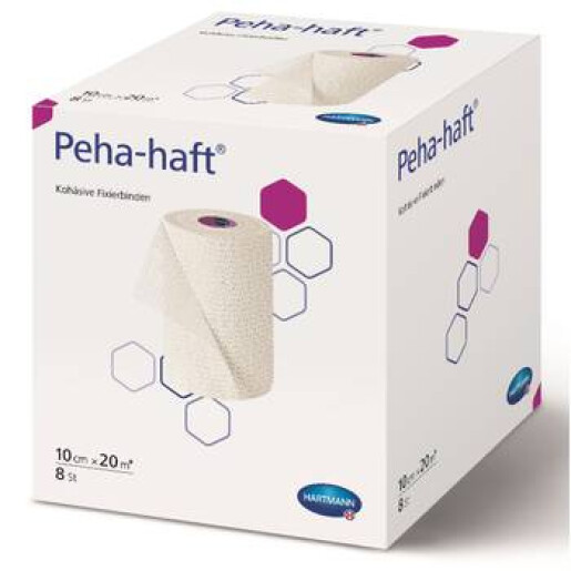 Fasa elastica cu efect dublu adeziv PEHA-HAFT, 1buc, 10 cm x 20 m, Hartmann
