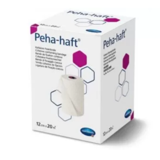 Fasa elastica cu efect dublu adeziv PEHA-HAFT, 1buc, 12 cm x 20 m, Hartmann