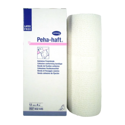 Fasa elastica cu efect dublu adeziv PEHA-HAFT, 1buc, 12 cm x 4 m, Hartmann