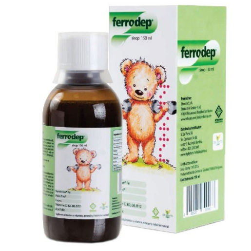 Ferrodep, Sirop pentru copii , 150 ml, Dr. Phyto