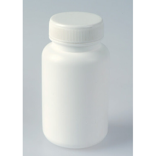 Flacon plastic alb, cu capac, 100 ml