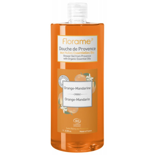 Gel de dus de Provence portocala-mandarina BIO 1L, FLORAME