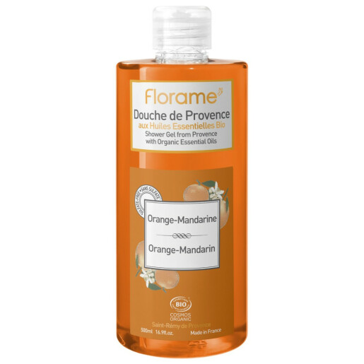 Gel dus de Provence portocala-mandarina BIO 500ml, FLORAME