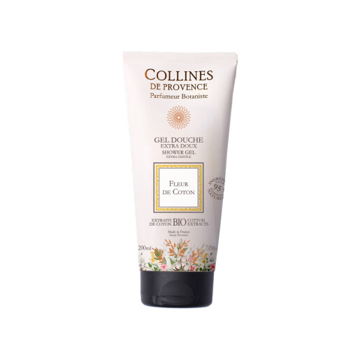 Gel dus Floare de bumbac 200ml, COLLINES DE PROVENCE