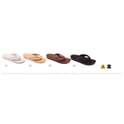 Slapi confortabili, bej, piele, marimea 45, Dr. Luigi (PU-02-02-KS)