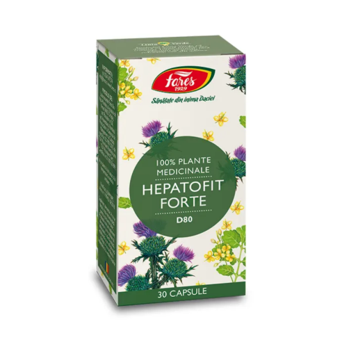 Hepatofit Forte, D80 30 capsule, Fares