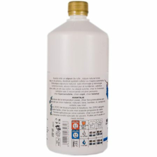 Sapun lichid natural pentru rufe, Lavanda , 25 spalari* ( detergent natural concentrat) ,Cheia