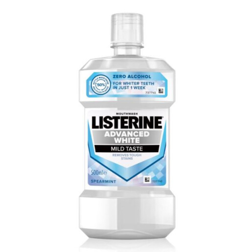 Advanced White Mild Taste, 500 ml Listerine
