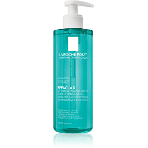  Gel Purifiant Micro-Exfoliant Imperfectiuni Severe, Effaclar,LA RPCHE-POSAY,   400ml 