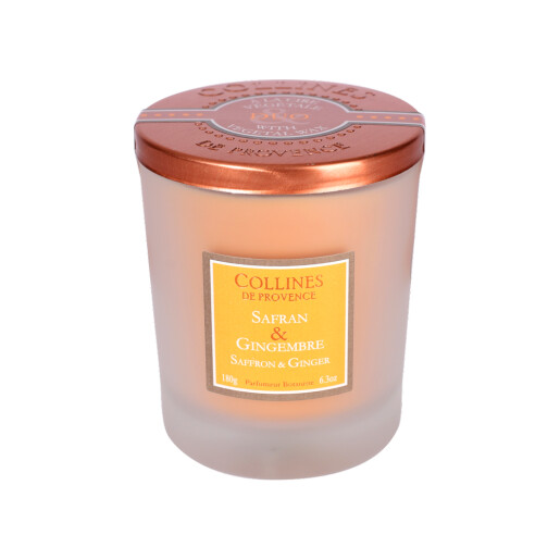Lumanare parfumata naturala Sofran&Ghimbir 180g, COLLINES DE PROVENCE