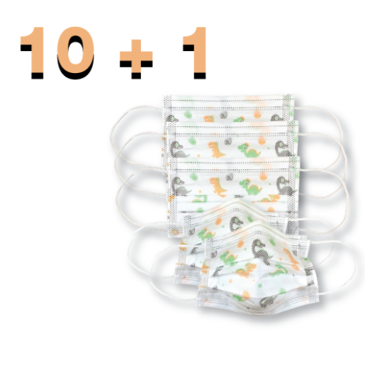 Set masti de fata pentru COPII cu desene  - 10+1 gratis