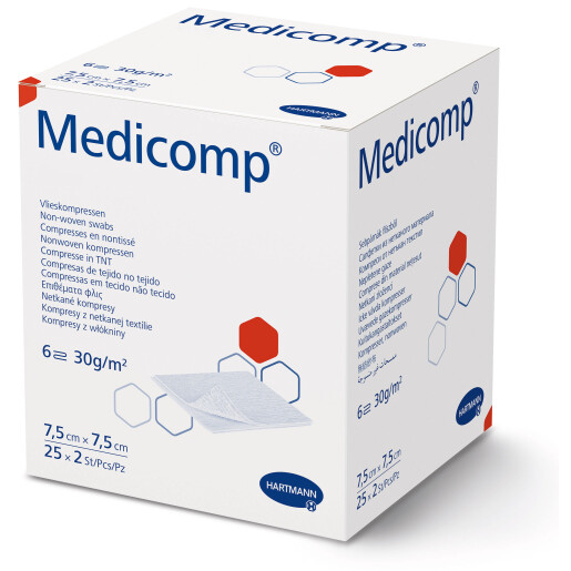 MEDICOMP sterile 7,5 x 7,5 cm, HARTMANN