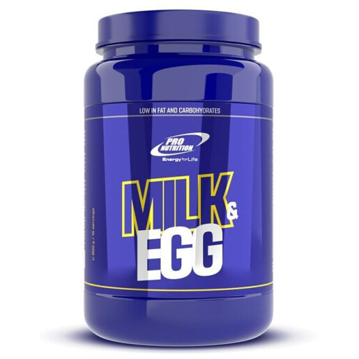 Milk & egg 900 gr capsuni, PRO Nutrition