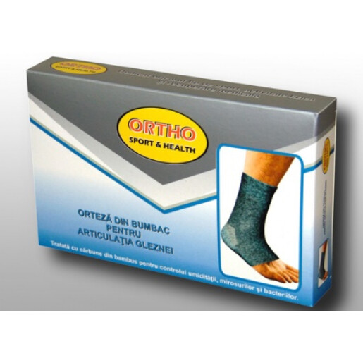 Gleznieră din bumbac ratat cu crbune din bambus (S,M,L,XL), Syncodeal