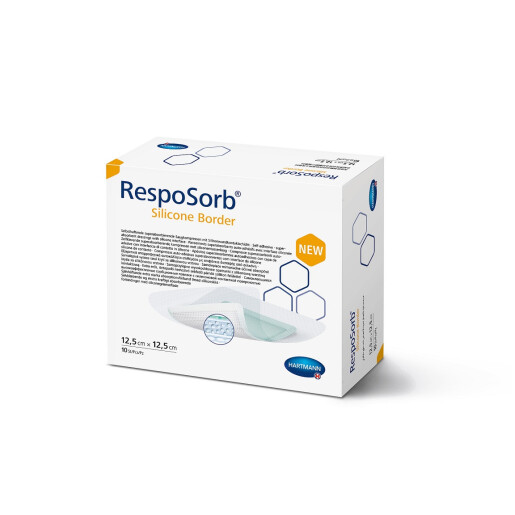 Resposorb silicone border 12,5x12,5 cm, 10 buc, Hartmann