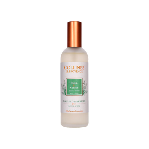 Parfum de interior Lemn de abanos&Vetiver 100ml, COLLINES DE PROVENCE