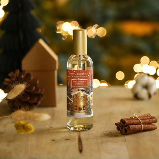 Parfum de interior Mandarine Confite 100ml, COLLINES DE PROVENCE