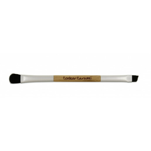 Pensula dubla pentru fard pleoape/eye-liner crema, COULEUR CARAMEL