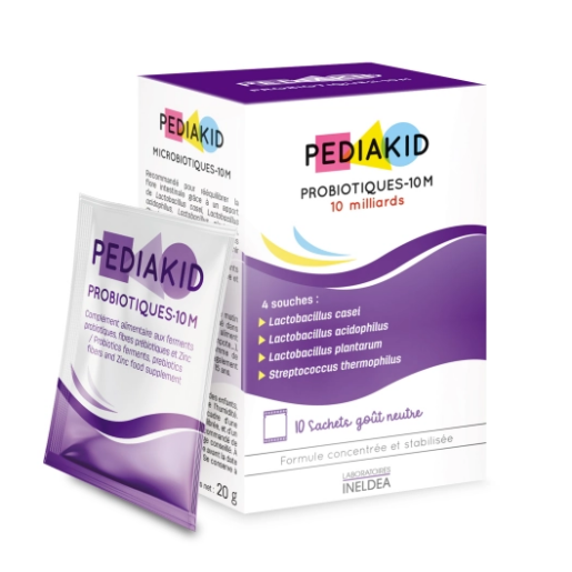 Pediakid® Probiotiques 10M, 10 plicuri, LABORATOIRES INELDEA