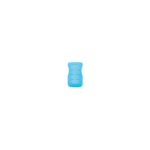 Protectie silicon ptr. biberon din sticla cu Gat Larg 270ml., Albastru,Dr.Brown