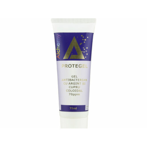 Gel protector, cu argint și cupru coloidal, ProteGel, Pure Alchemy
