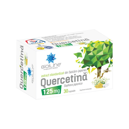 Quercetina 125 mg, 30 capsule, BioSunLine