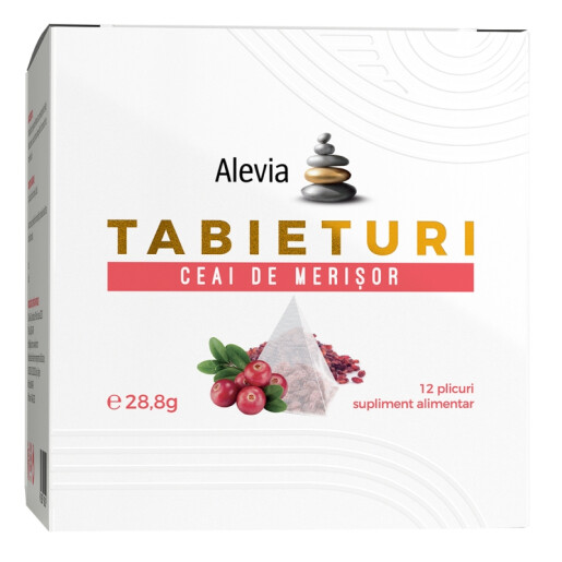 TABIETURI Ceai de merisor, 12 plicuri, Alevia