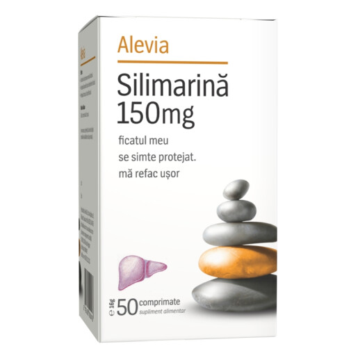 Silimarină 150mg, 50 comprimate, Alevia