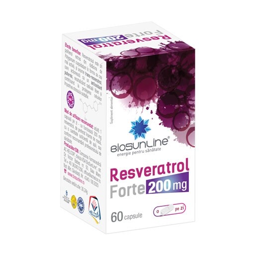 Resveratrol Forte 200 mg, Biosunline