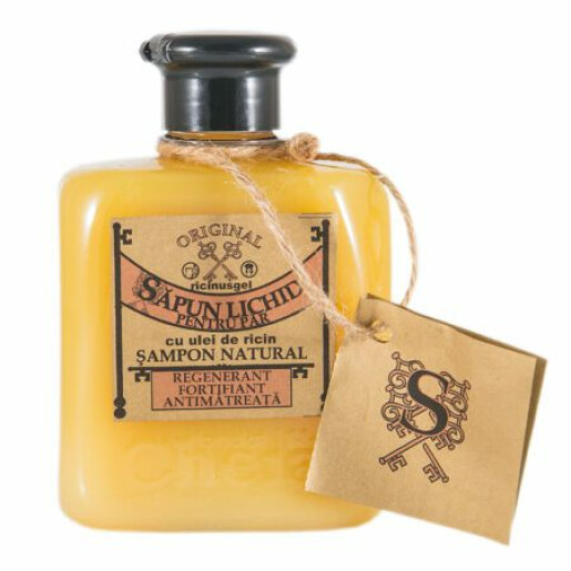 Ricinusgel sampon natural cu ulei de ricin ( sapun lichid natural pentru par ) ,Cheia