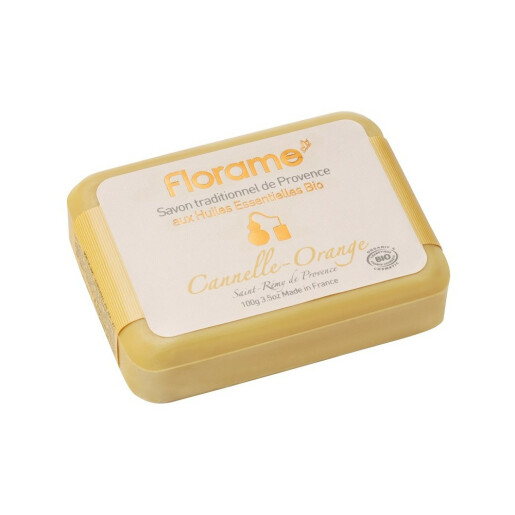 Sapun scortisoara portocala  BIO 100g, FLORAME