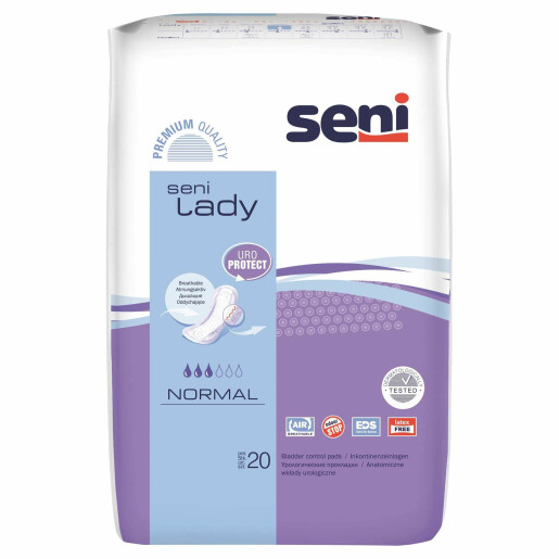 Absorbante pentru incontinenta Seni Lady Normal, 20 buc
