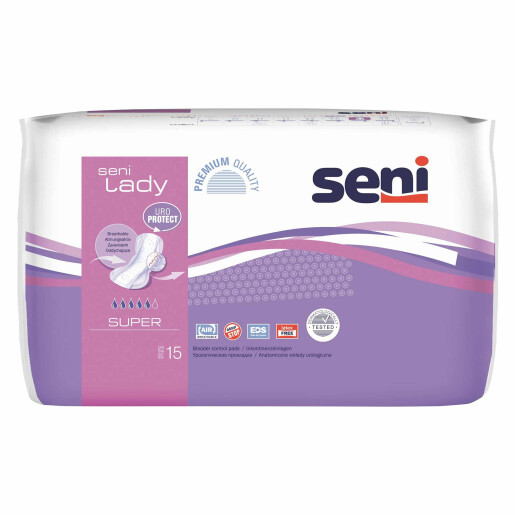 Absorbante pentru incontinenta Seni Lady Super, 15 buc