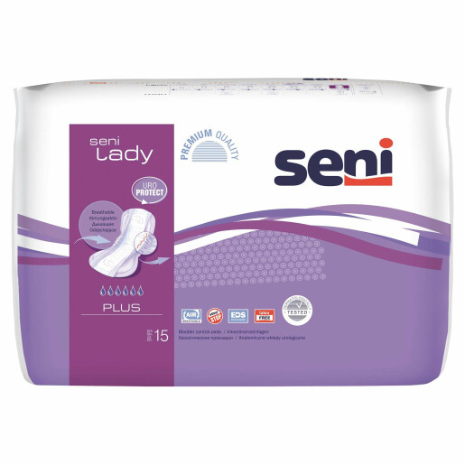 Absorbante pentru incontinenta Seni Lady Plus, 15 buc