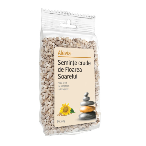 Semințe crude de Floarea Soarelui, 160g, Alevia