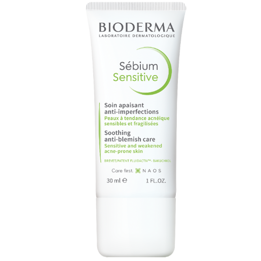 Sebium Sensitive crema piele acneica, 30ml, Bioderma 