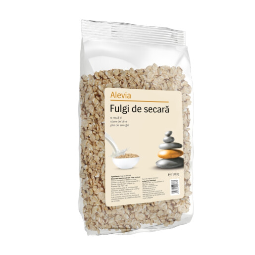 Fulgi de secară, 500 g, Alevia