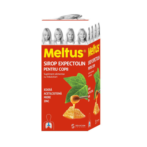 Meltus - Sirop Expectolin pentru copii, 100 ml, Solacium Phar.