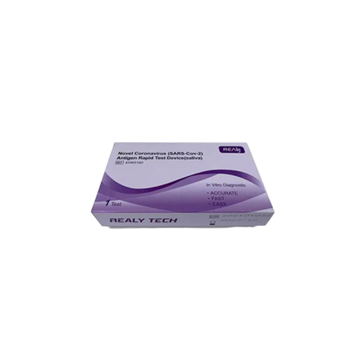 Test rapid Covid-19 antigen saliva, 1 buc,  Realy Tech