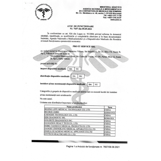 Test rapid Covid-19 antigen saliva, 1 buc,  Realy Tech