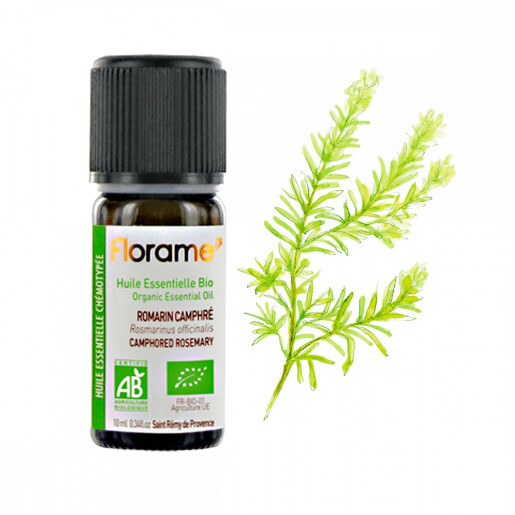 Ulei esential rozmarin camfor BIO 10ml, FLORAME