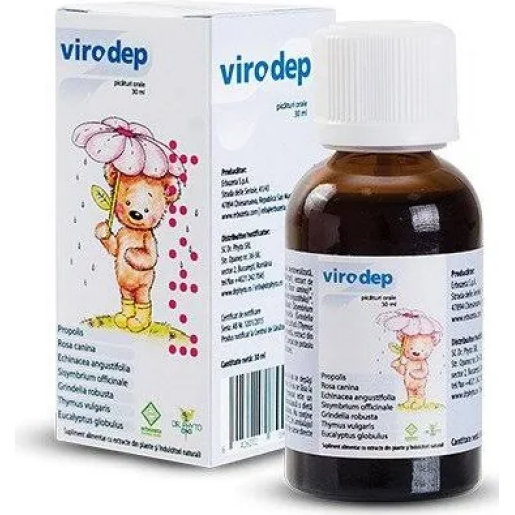 Virodep, picaturi orale, 30 ml, Dr. Phyto