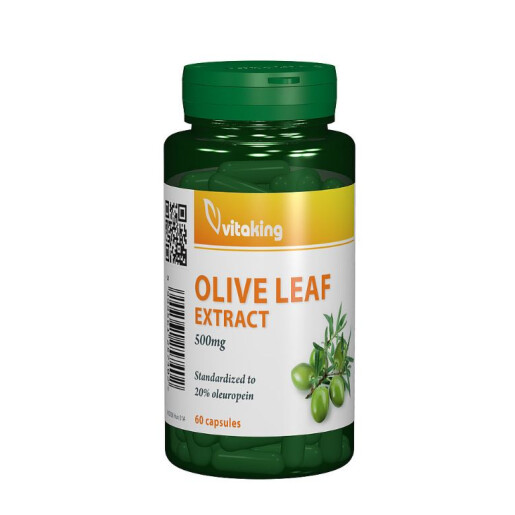 Extract standardizat din frunze de maslin 500mg - 60 capsule, Vitaking
