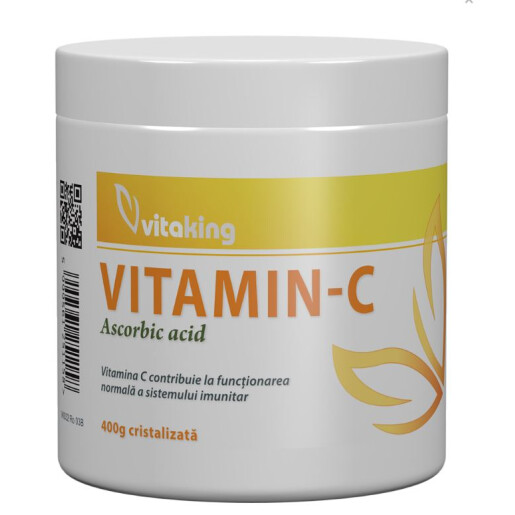 Vitamina C cristalizata - 400 gr, Vitaking