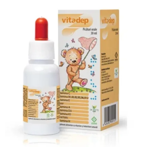 Vitadep, picaturi orale 12luni+, 30 ml, Dr. Phyto