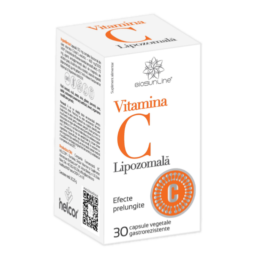 Vitamina C Lipozomala – Formula avansata, absorbtie superioara, actiune prelungita, Biosunline