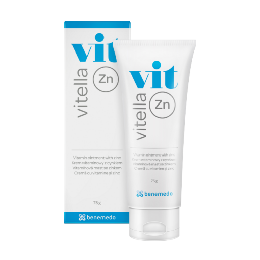 Vitella Zn, unguent reparator cu zinc, 75g, Vitella
