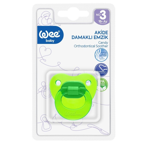 Suzeta silicon ortodontica nr 3, WEE BABY