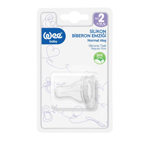 Tetina silicon rotunda nr 2, WEE BABY