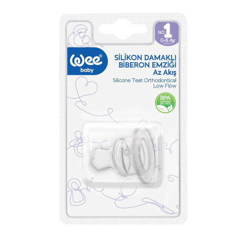 Tetina silicon ortodontica nr 1, WEE BABY
